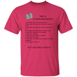 The 10 Commandments Short Sleeve - Black