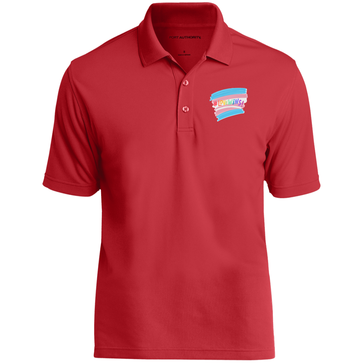 Transgender Love Wins Short Sleeve Polo