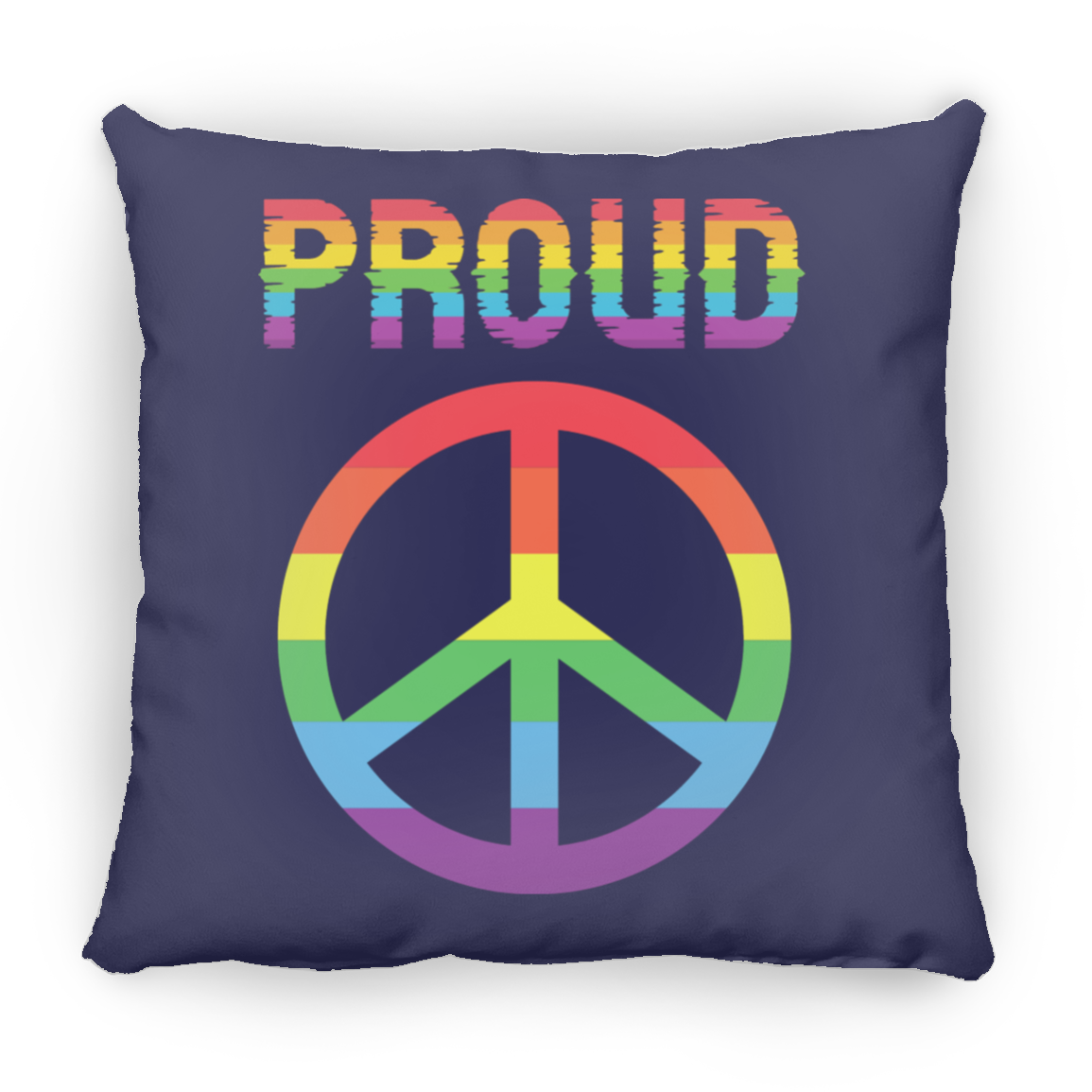 Proud Peace Square Pillow