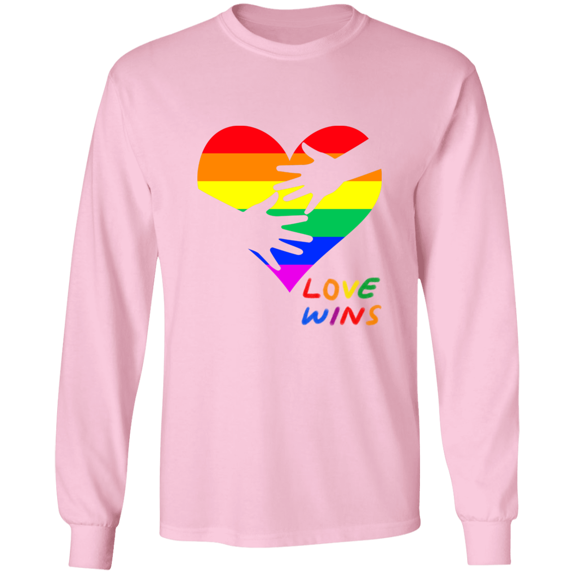 Love Wins Heart Long Sleeve Shirt