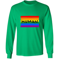 Human Pride Flag Long Sleeve Shirt