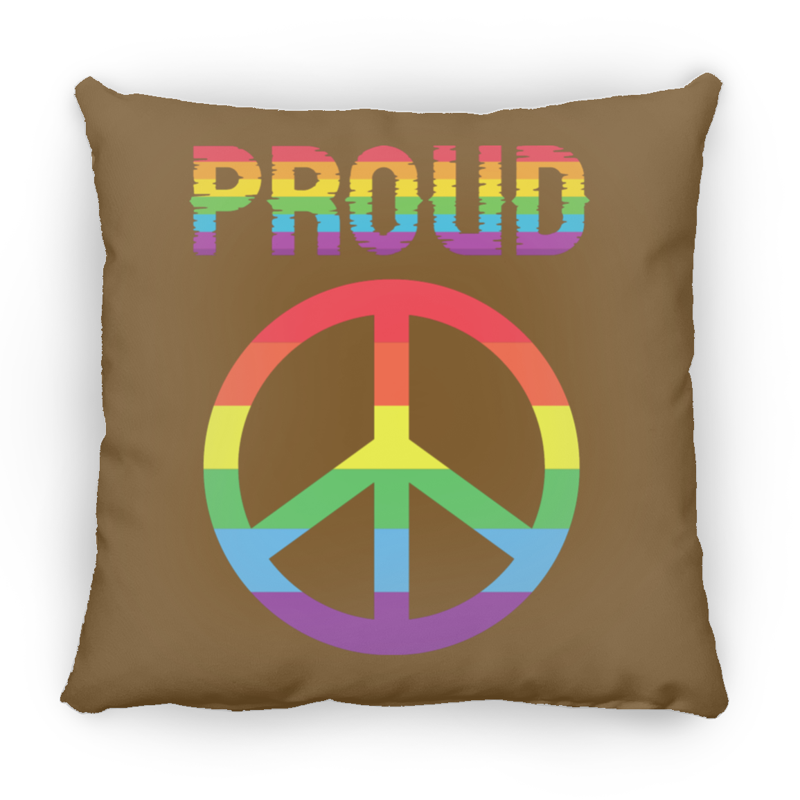 Proud Peace Square Pillow