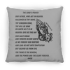 Load image into Gallery viewer, Lord&#39;s Prayer Black Pillow