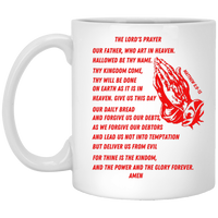 Lord's Prayer Mug Red