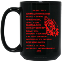 Lord's Prayer Mug Red