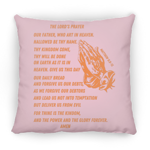 Lord's Prayer Pillow Orange