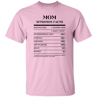 Nutrition Facts T-Shirt SS - Mom - Black