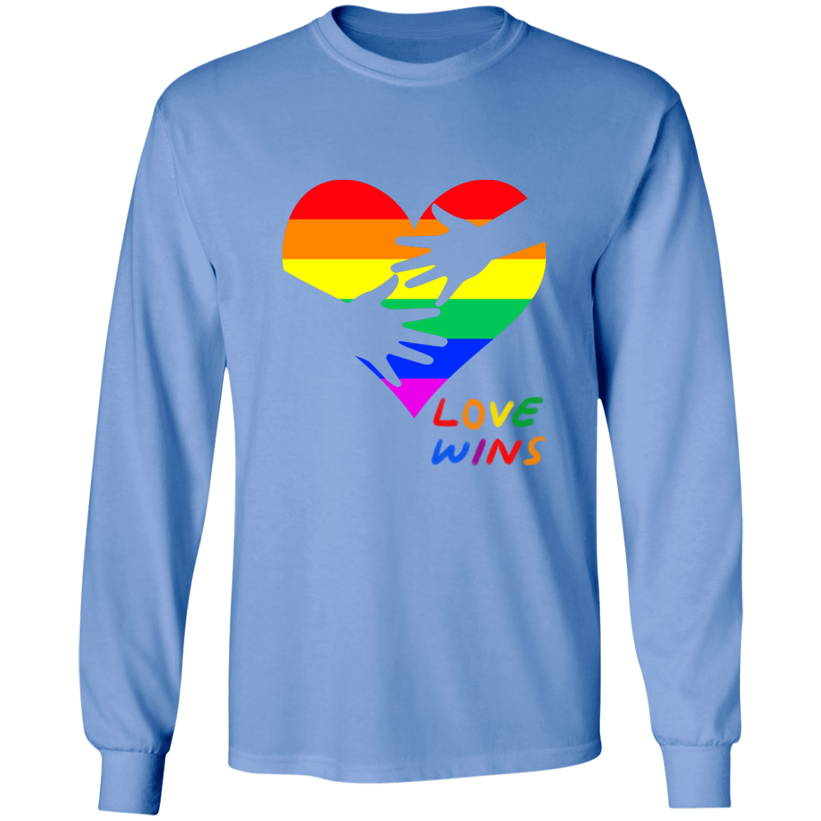 Love Wins Heart Long Sleeve Shirt