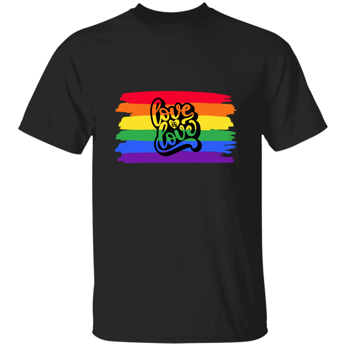 Love is Love Paint Short Sleeve Shirt