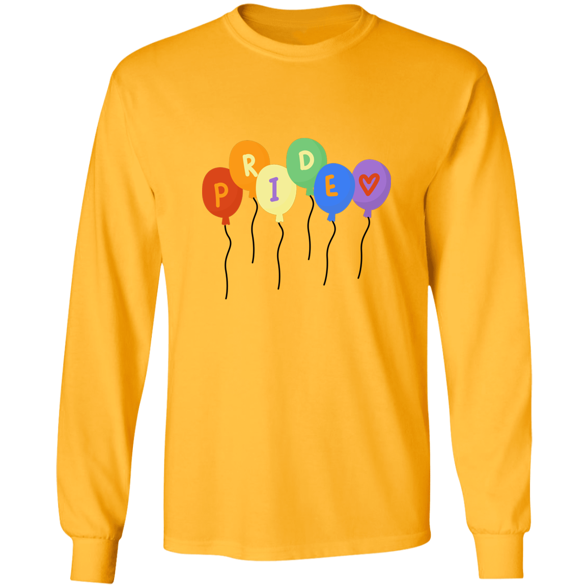 Pride Balloons Long Sleeve Shirt