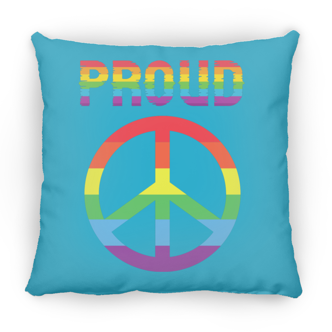 Proud Peace Square Pillow