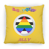 Load image into Gallery viewer, LGBTQIA+ ALLY SQUARE PILLOW