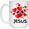 Load image into Gallery viewer, Eye Love Jesus White Mug