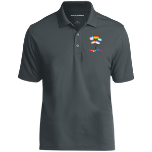 Pride Heart Balloons Short Sleeve Polo