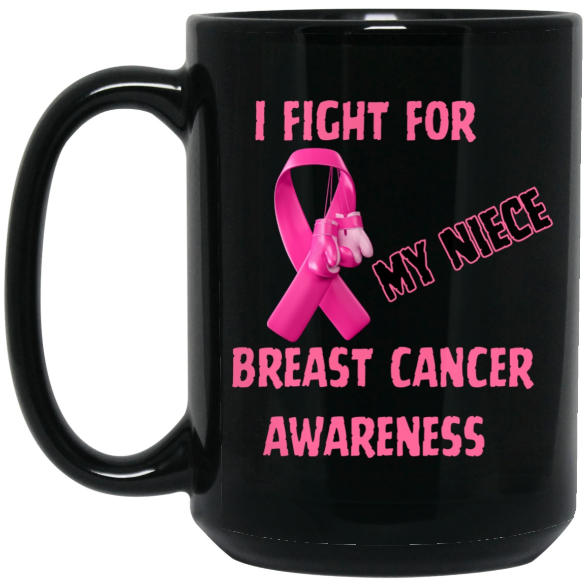 I Fight For Black 15oz Mug