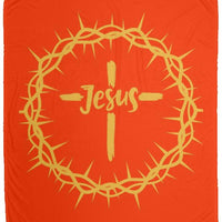 Jesus Crown Cozy Plush Fleece Blanket
