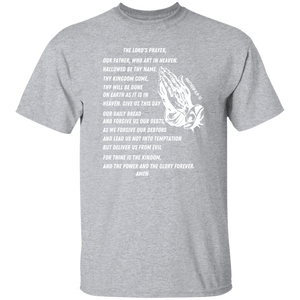 Lord's Prayer Short Sleeve Shirt - White