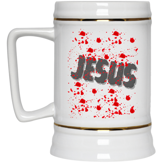 Blood of Jesus Beer Stein 22oz.