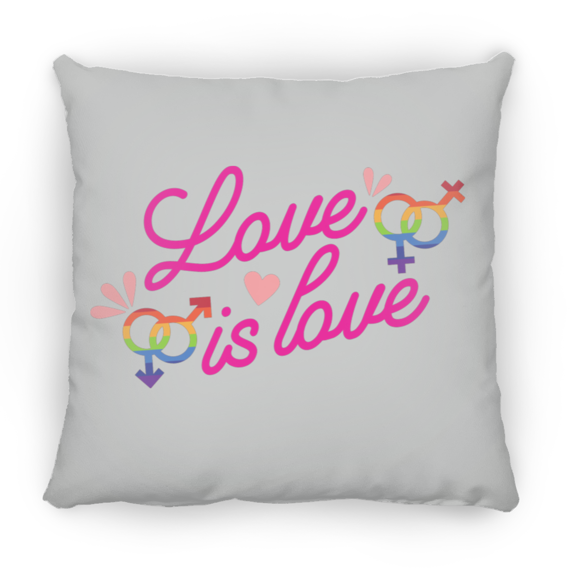 Love is Love Square Pillow