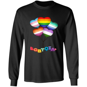 Pride Heart Balloons Long Sleeve Shirt