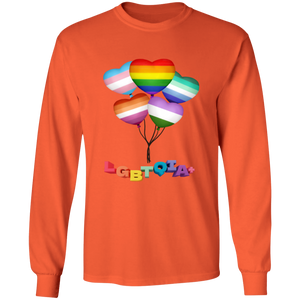 Pride Heart Balloons Long Sleeve Shirt