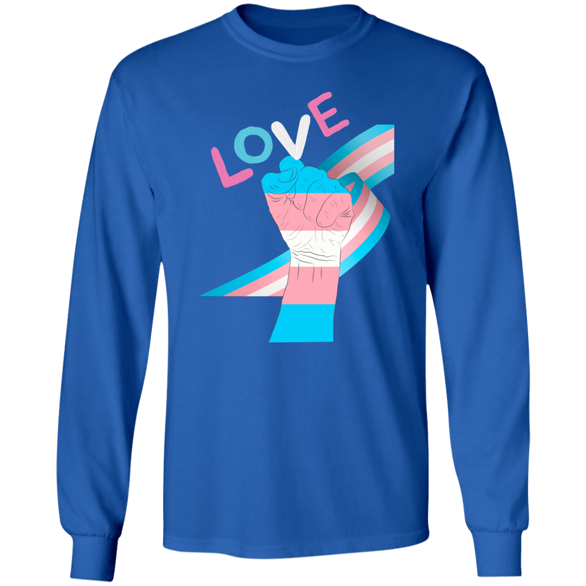 Trans Fist Long Sleeve Shirt