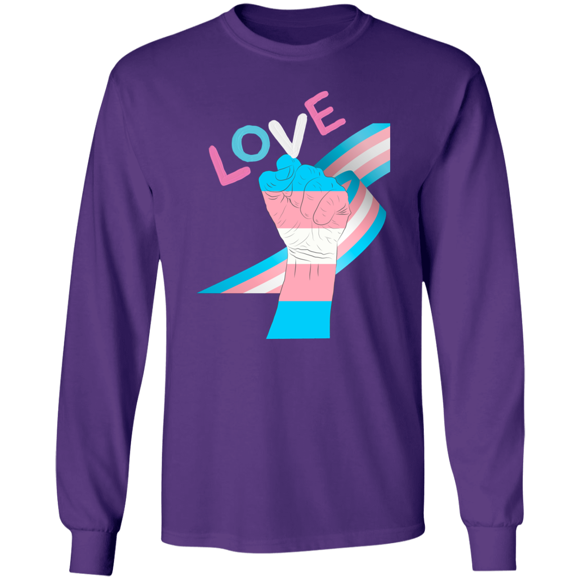 Trans Fist Long Sleeve Shirt