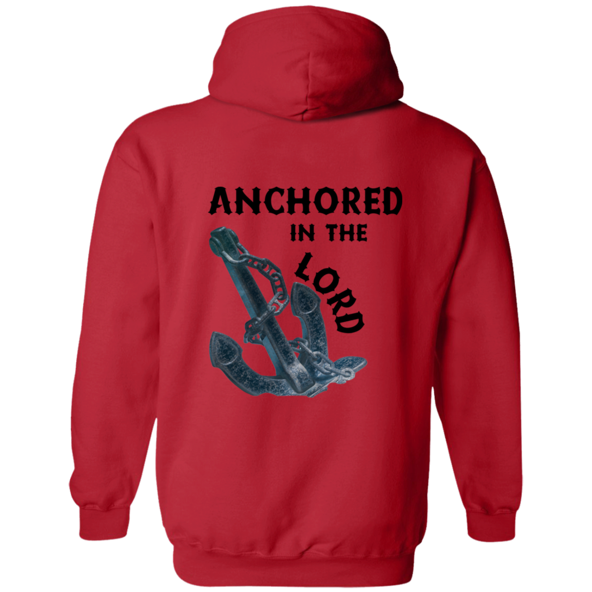 Anchored in the Lord Hoodie - Black