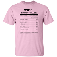 Nutrition Facts T-Shirt SS - Wife - Black