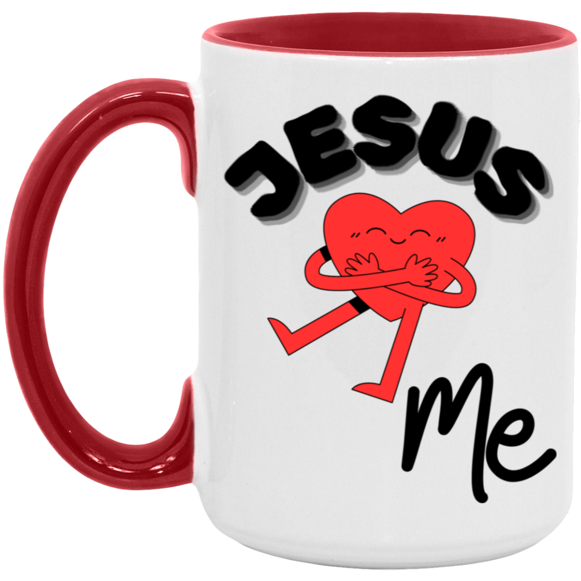 Jesus Loves Me Accent Mug