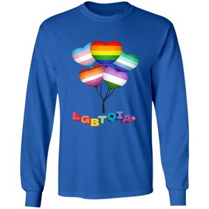 Pride Heart Balloons Long Sleeve Shirt