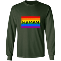 Human Pride Flag Long Sleeve Shirt