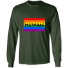 Human Pride Flag Long Sleeve Shirt