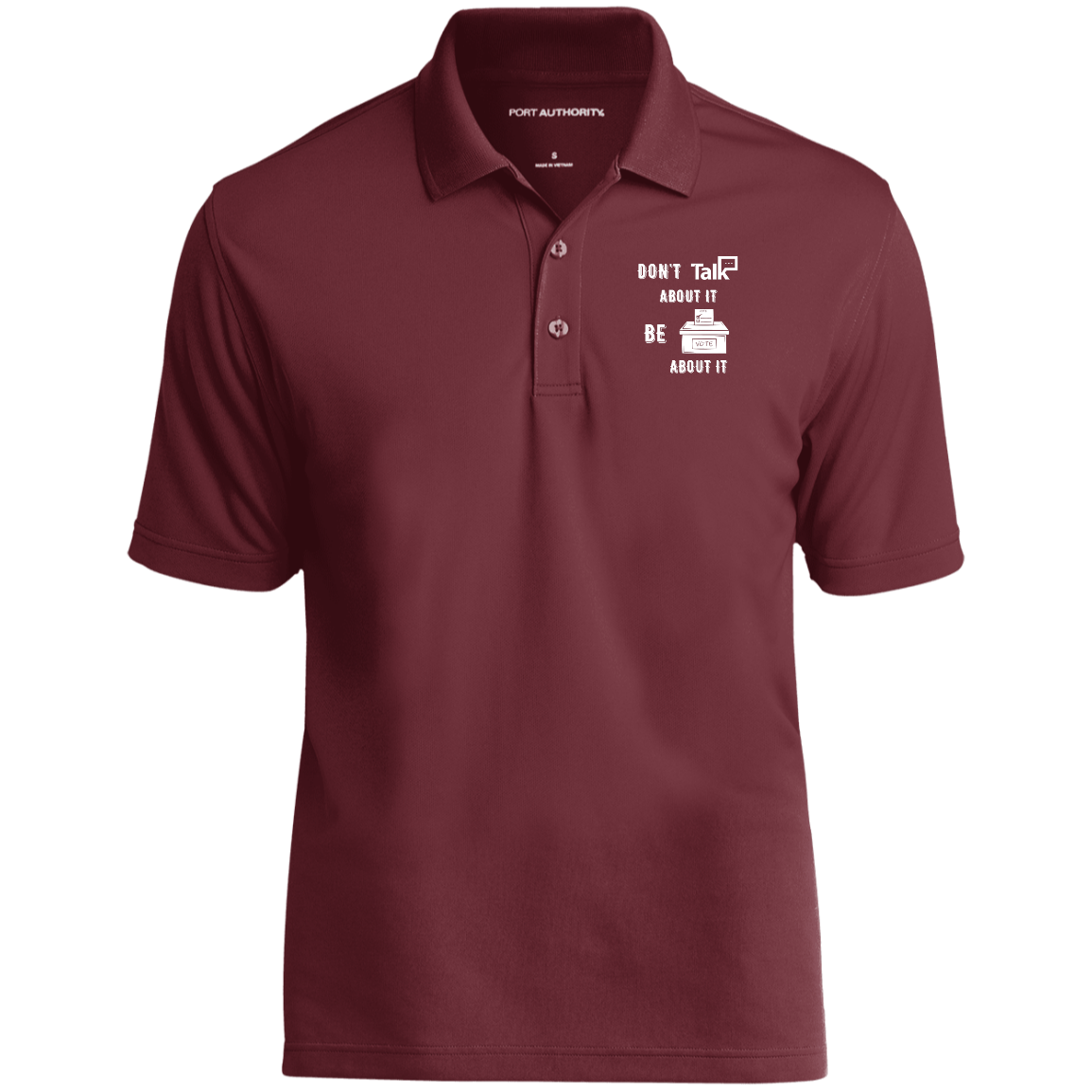 Don't Talk About It - Vote Short Sleeve Polo