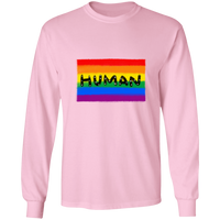 Human Pride Flag Long Sleeve Shirt