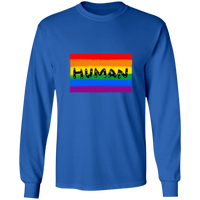 Human Pride Flag Long Sleeve Shirt