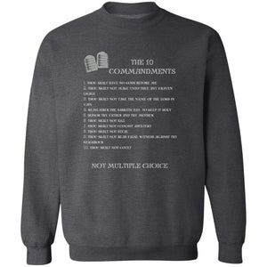 The 10 Commandments Crewneck Sweatshirt - White