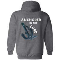 Anchored in the Lord Hoodie - White