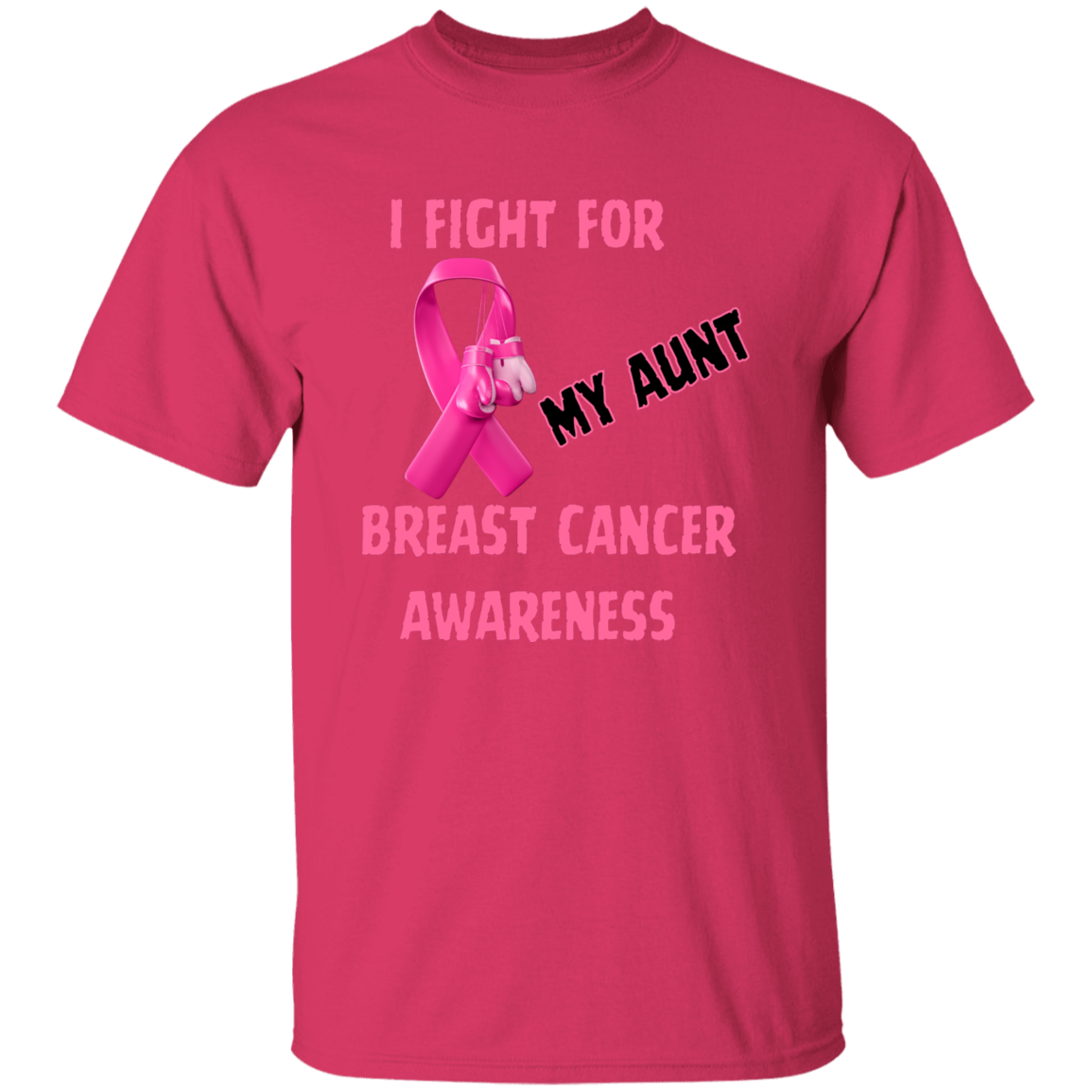 I Fight For Aunt Short Sleeve Shirt