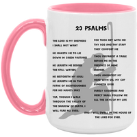 23 Psalms Accent Mug
