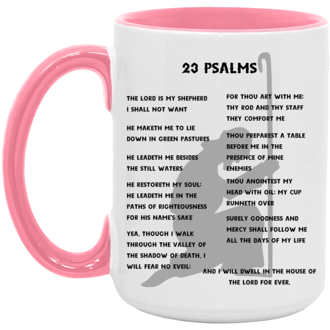 23 Psalms Accent Mug