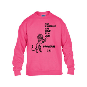 Bold as a Lion Youth Crewneck Sweatshirt