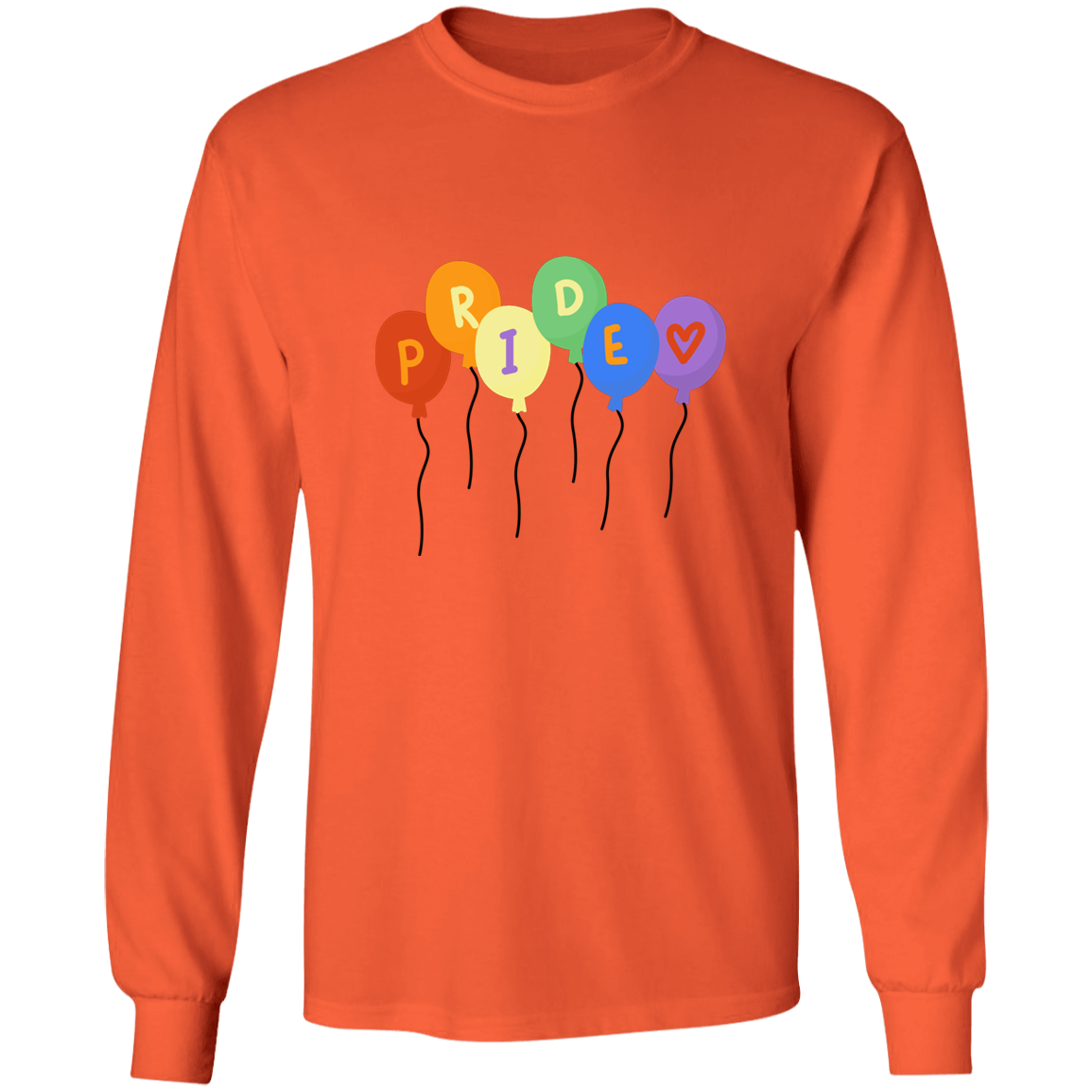 Pride Balloons Long Sleeve Shirt