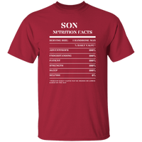 Nutrition Facts T-Shirt SS - Son - White