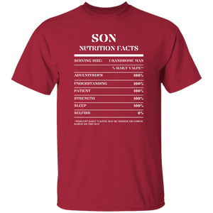 Nutrition Facts T-Shirt SS - Son - White