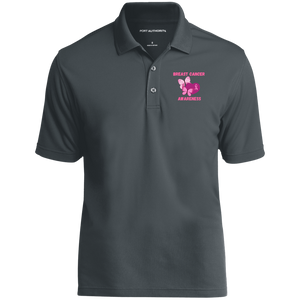 Breast Cancer Awareness Short Sleeve Polo