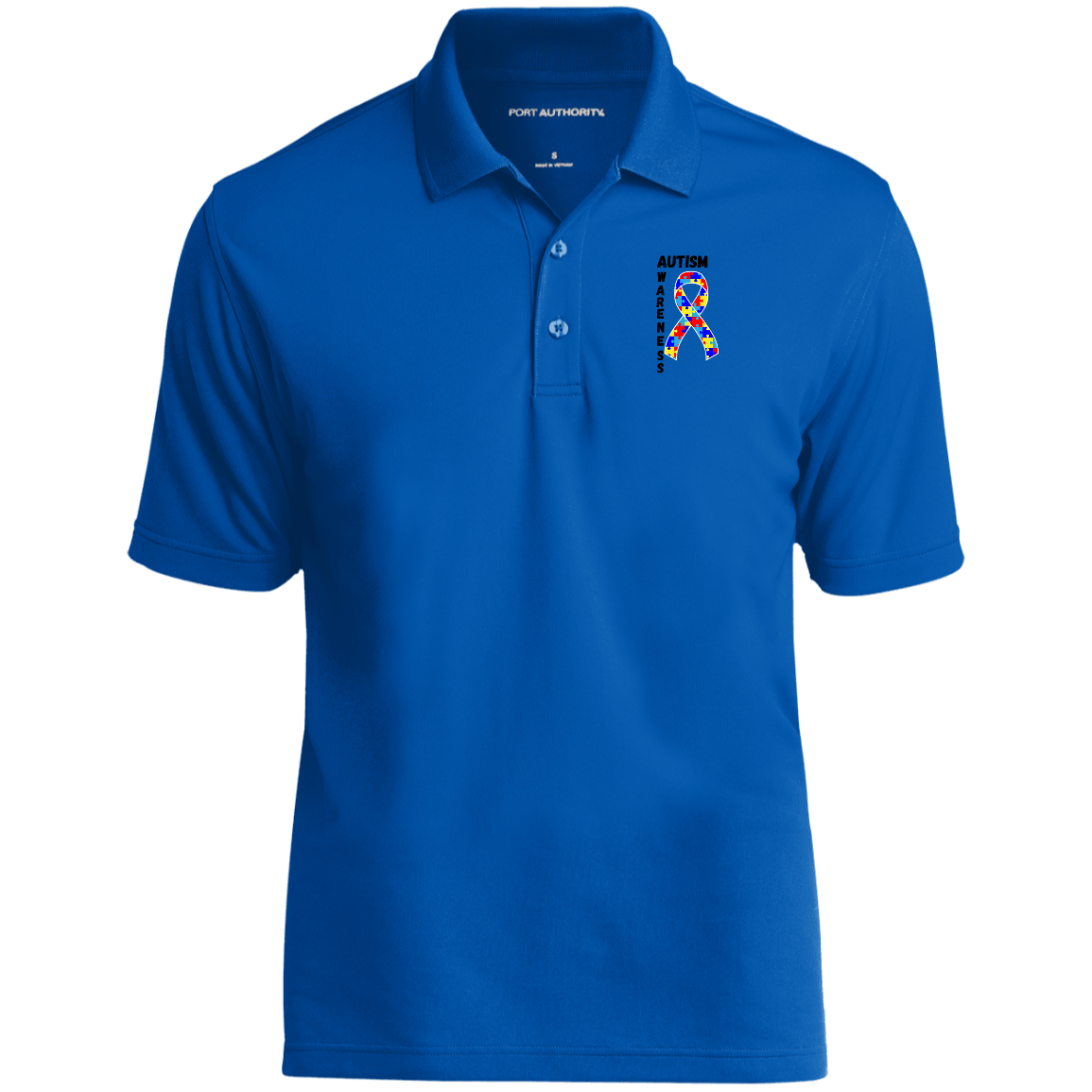 Autism Awareness Short Sleeve Polo