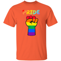 Rainbow Pride Fist Short Sleeve Shirt