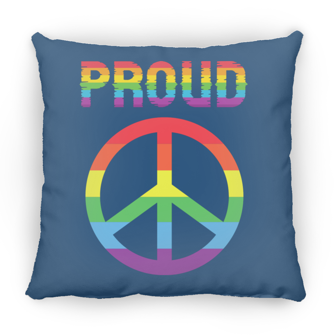 Proud Peace Square Pillow