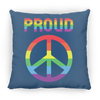 Load image into Gallery viewer, Proud Peace Square Pillow